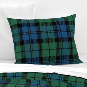 Coussins Décoratifs Tartan Plaid Clan Campbell Green Blue Black Check