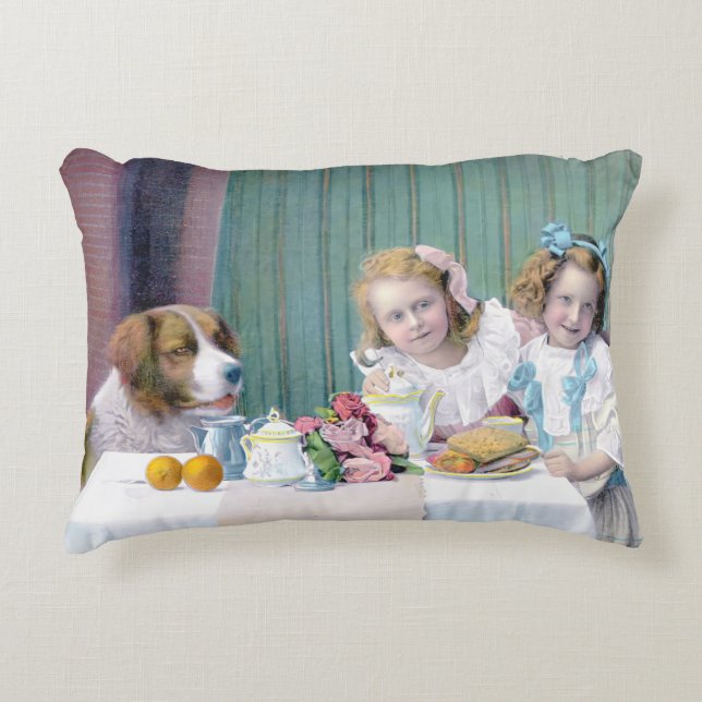 Coussins Décoratifs Tea Party vintage (Devant)