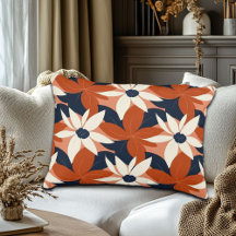 Terracotta Blanc Floral Élégant