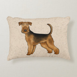 Coussins Décoratifs Tervueren Airedale Terrier Chien de Dessin Animé M