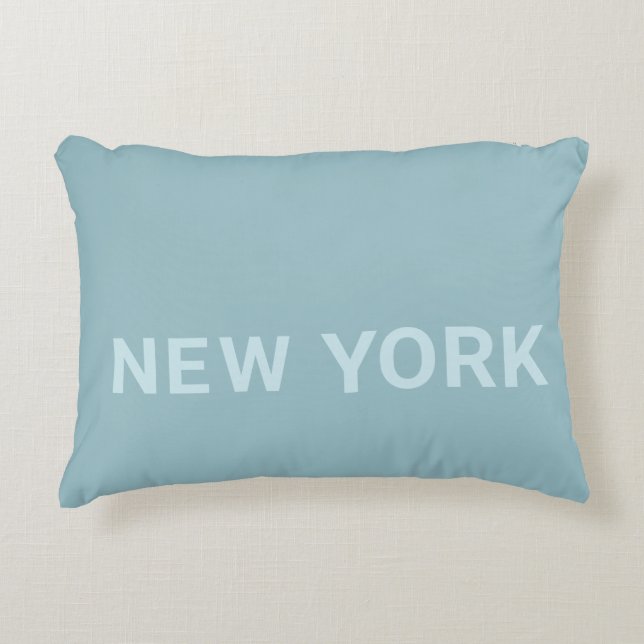 Coussins Décoratifs Texte de New York (Devant)