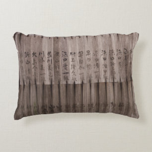 Coussins Décoratifs Texte Kanji à bord