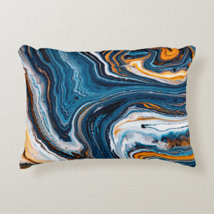 Coussins Décoratifs Texture d'art fluide. Arrière - plan avec mélange 