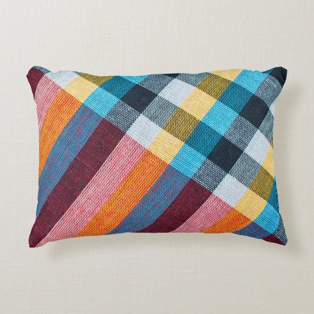 Coussins Décoratifs Texture de fermeture de tissu, tissage de style th (Devant)