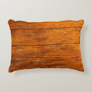 Coussins Décoratifs Texture en bois foncé. Texture brun bois. Arrière-