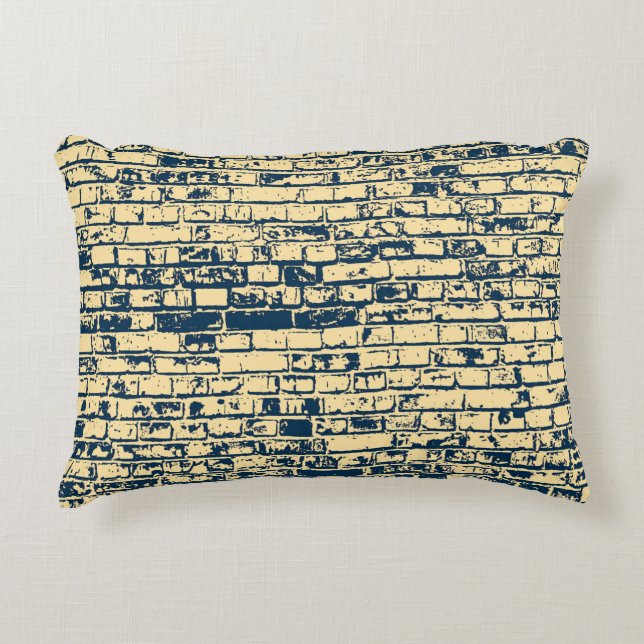 Coussins Décoratifs Texture of a brick wall. Elegant wallpaper design. (Devant)
