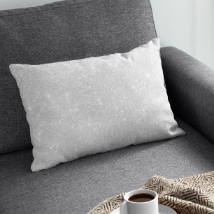 Coussins Décoratifs Texture Parties scintillant argent blanc brillant