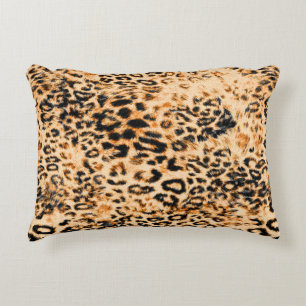 Coussins Décoratifs Texture peau léopard, motif léopard