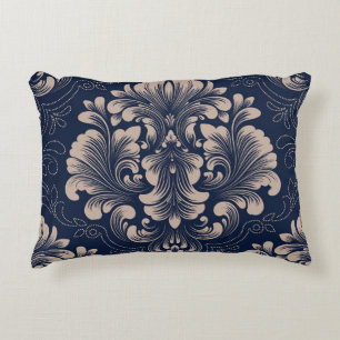 Coussins Décoratifs Texture victorienne sans joint Damas classique