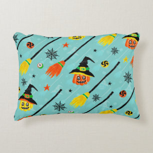 Coussins Décoratifs Thème Halloween Witchen sans couture