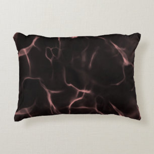 Coussins Décoratifs Thème marbré rose et noir