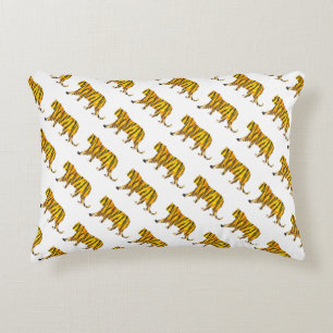 Coussins Décoratifs Tiger noir et orange