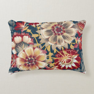 Coussins Décoratifs Timbre Floral polonais - Motif Fleur complexe