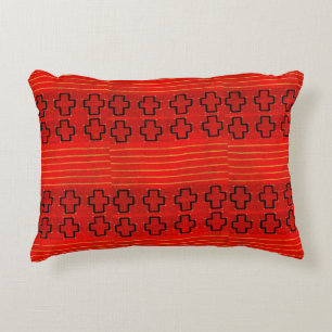 Coussins Décoratifs Tissage Navajo amérindien tribal du Sud-Ouest
