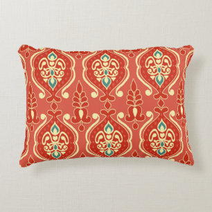 Coussins Décoratifs Tissu Ikat artisanal. Un motif sans couture ethniq