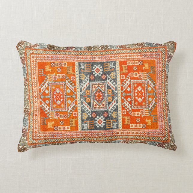Coussins Décoratifs Tissu marocain éclairé (Devant)