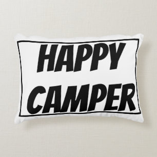 Coussins Décoratifs Titre : Joyeux Campeur Drôle de Camping Aventure E