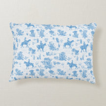 Toile de cow-boy occidental Cheval Cactus Désert