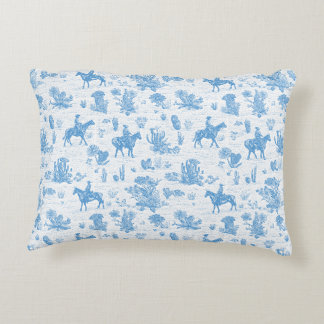 Coussins Décoratifs Toile de cow-boy occidental Cheval Cactus Désert