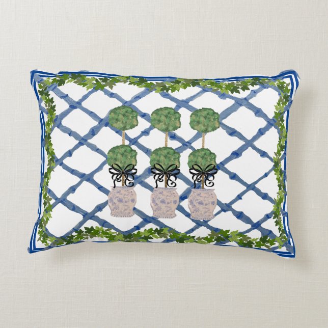 Coussins Décoratifs Topio Chinoiserie Ginger Jar Jars Lumbar (Dos)