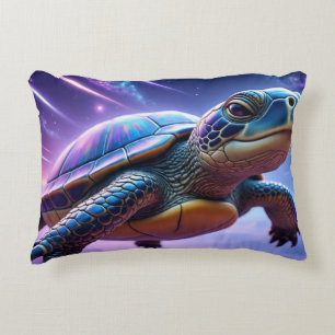 Coussins Décoratifs Tortue de mer galactique violette