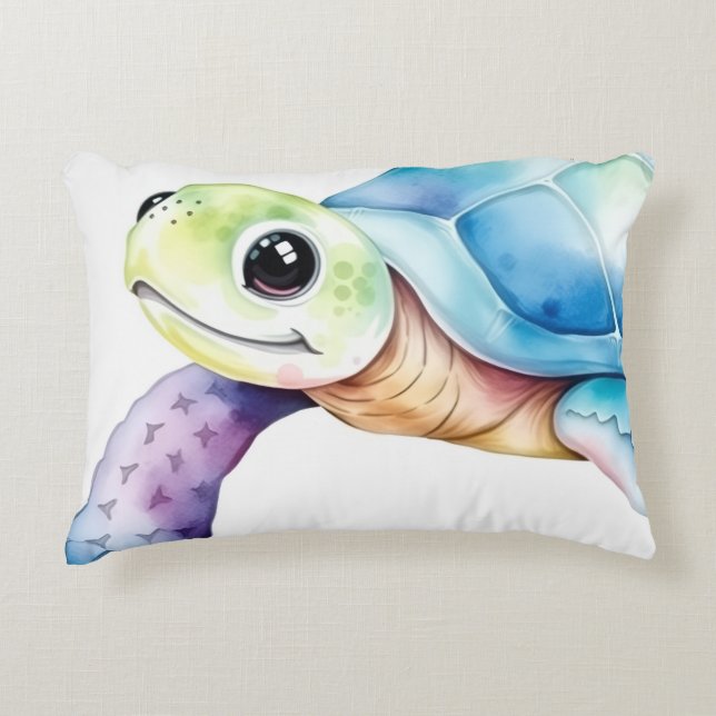 Coussins Décoratifs Tortue Mignonne (Devant)