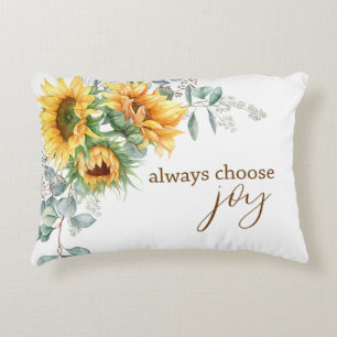 Coussins Décoratifs Toujours choisir Joy Sunflower Eucalyptus