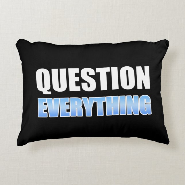 Coussins Décoratifs Tout remettre en question (Devant)