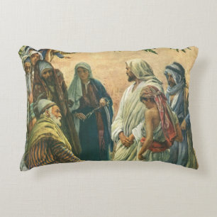 Coussins Décoratifs Travailler le jour du sabbat, Religion vintage