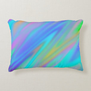 Coussins Décoratifs Trendy luxe vert bleu violet faux holographique