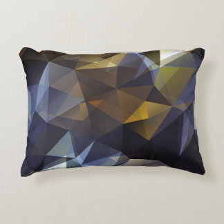 Coussins Décoratifs Triangle brillant vintage, texture diamant.