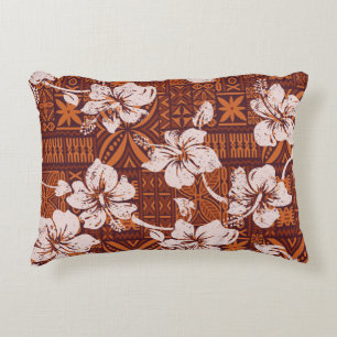 Coussins Décoratifs Tribal Hawaiian : fonds d'écran de fleurs Hibiscus
