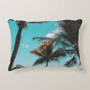 Coussins Décoratifs Trois cocotiers en bord de mer