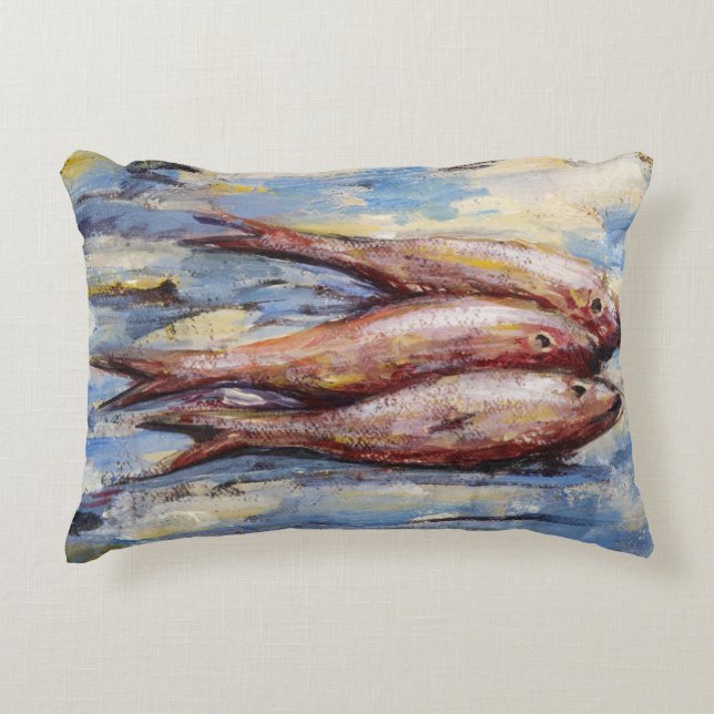 Coussins Décoratifs Trois poissons (Devant)