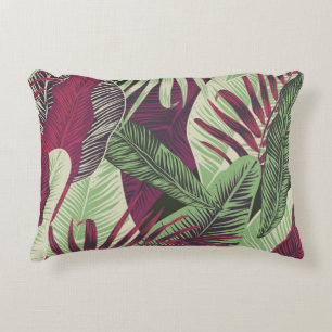 Coussins Décoratifs Tropical Exotic : Vert tendance sans couture