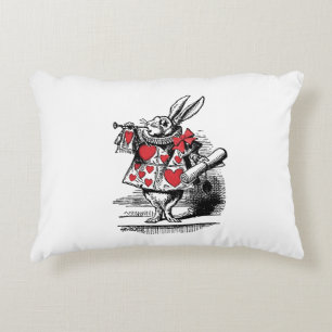 Coussins Décoratifs Trumpeter Alice de la Cour du lapin blanc au pays