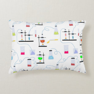 Coussins Décoratifs Tubes d'essai en chimie et science du laboratoire 