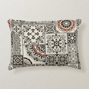 Coussins Décoratifs Tuile en patchwork sans couture avec Islam, arabe,