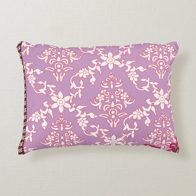 Coussins Décoratifs Un design textile dynamique avec des motifs comple (Devant)