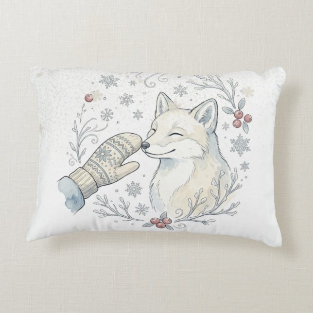 Coussins Décoratifs Un doux boop hivernal (Dos)