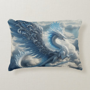Coussins Décoratifs Un dragon superbe entouré de nuages
