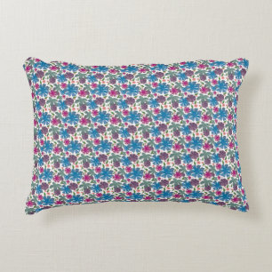 Coussins Décoratifs Un motif sans couture de peinture à l'eau vibrant