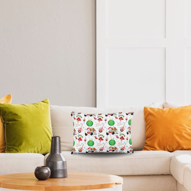 Coussins Décoratifs Un très joyeux Cavalier King Charles Christmas Fle (Créateur téléchargé)