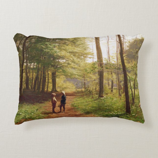 Coussins Décoratifs Une promenade dans la forêt (Devant)