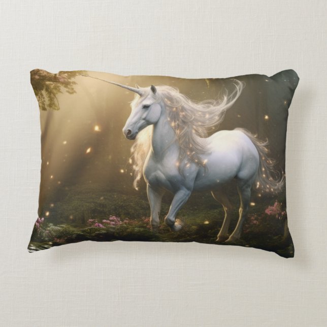 Coussins Décoratifs Unicorne magique pour un conte de fées (Dos)
