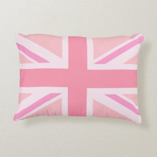 Coussins Décoratifs Union Jack rose/drapeau