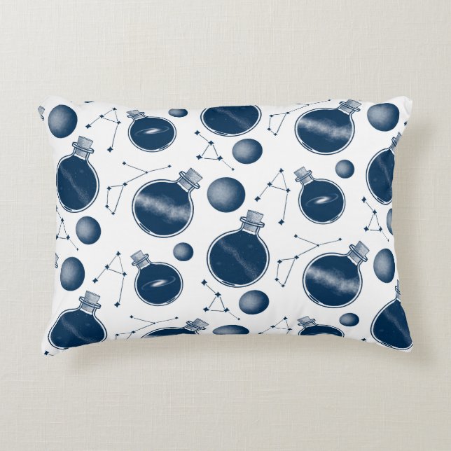 Coussins Décoratifs Univers dans une bouteille (Devant)