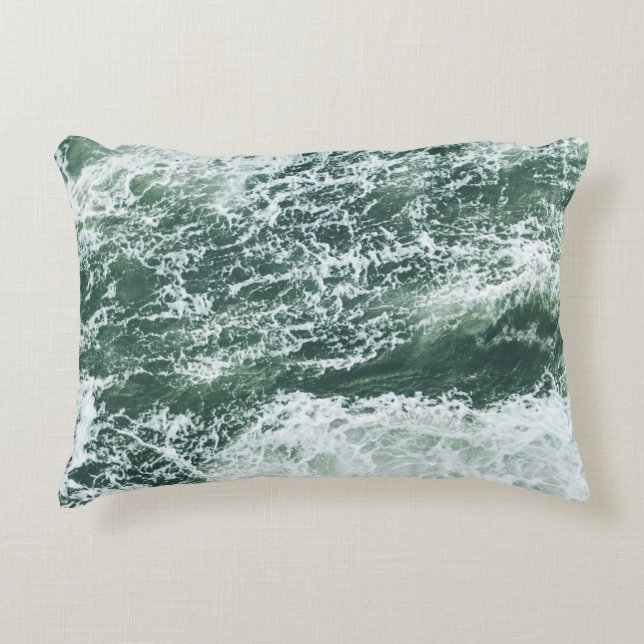 COUSSINS DÉCORATIFS VAGUES OCÉANES (Devant)