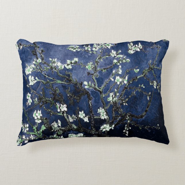 Coussins Décoratifs Van Gogh Almond Blossoms Midnight Blue (Devant)
