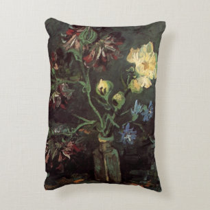 Coussins Décoratifs Van Gogh Fine Art, Vase avec Myosotis et Peonies